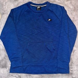 Nike NWOT Men’s Long-Sleeve Crewneck Pullover Sweatshirt Blue Medium